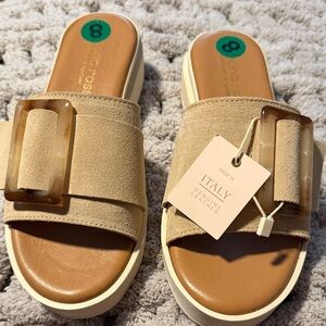 Women's Tan Leather Sandals